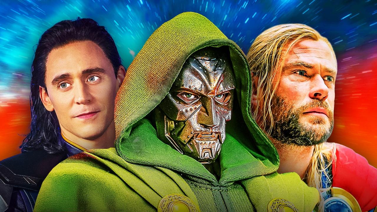 Doctor Doom, Loki, and Thor all in live action