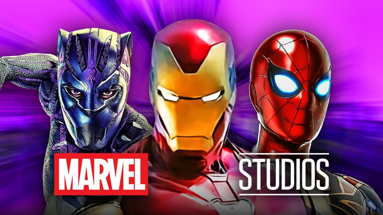 Black Panther, Iron Man, Spider-Man
