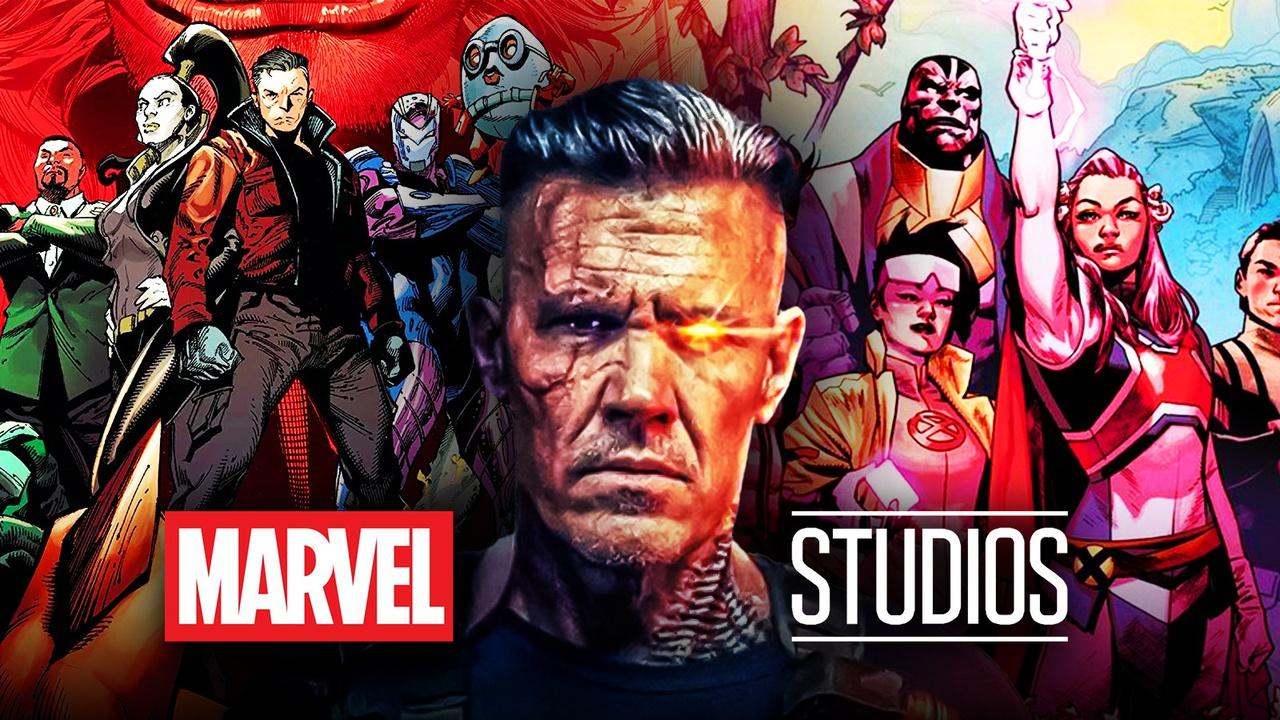 Excalibur X-Men team, Cable, Marvel Studios logo.