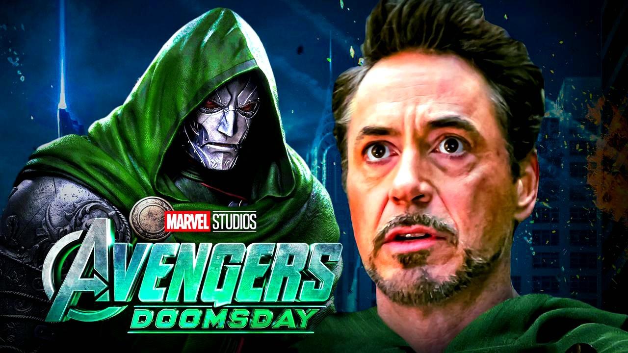 Avengers Doomsday Doctor Doom, Robert Downey Jr face
