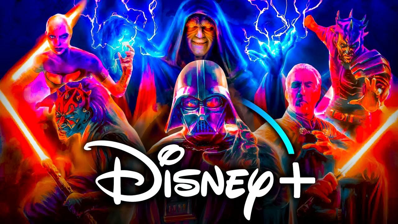 Star Wars Sith villains, Disney Plus logo