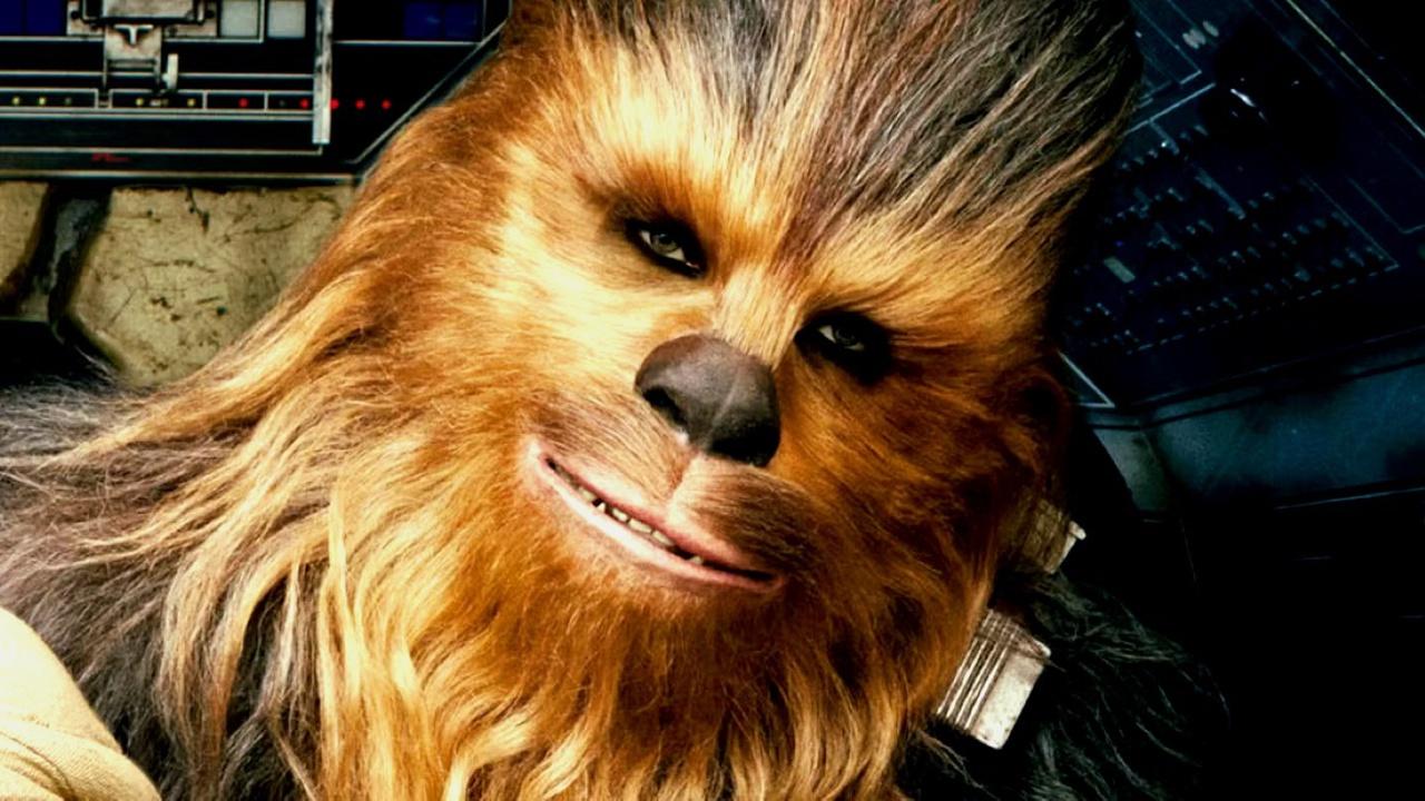 Chewbacca in Star Wars movie