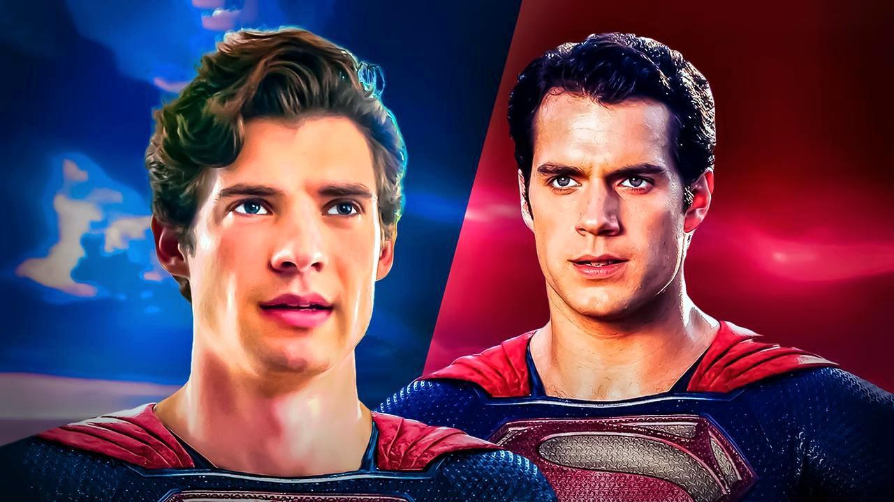Live-action Superman characters played by David Corenswet and Henry Cavill
