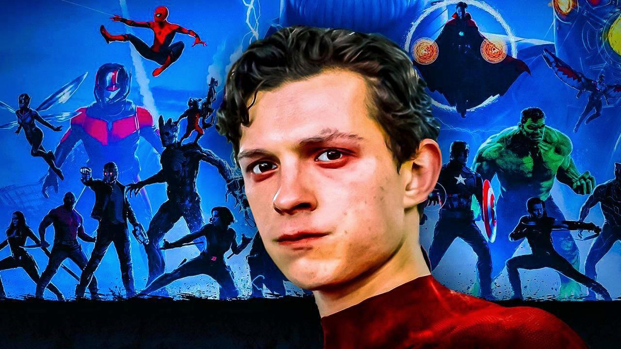 MCU heroes, Spider-Man face