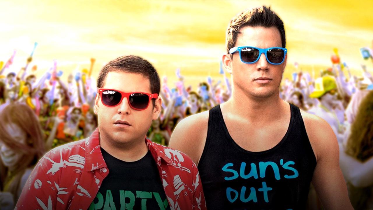 Jonah Hill as Schmidt and Channing Tatum as Jenko in '22 Jump Street.'