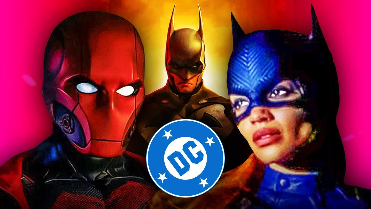 Red hood, DC logo, Batgirl