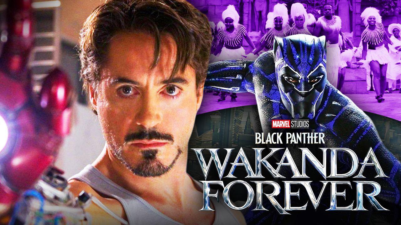 Black Panther 2 Trailer Pays Tribute to Robert Downey Jr's Iron Man 1