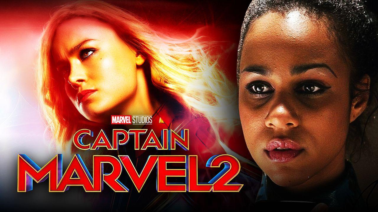 Captain Marvel 2 logo, Zawe Ashton