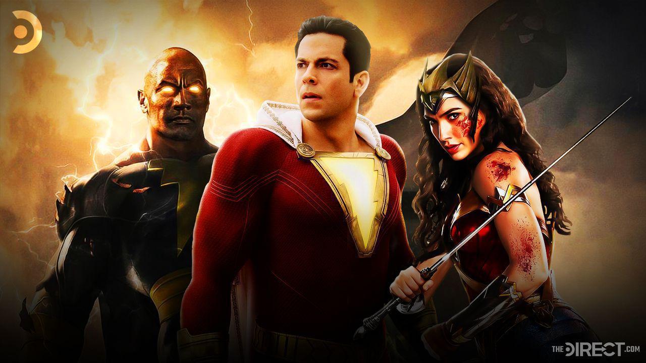 Black Adam, Shazam, Wonder Woman