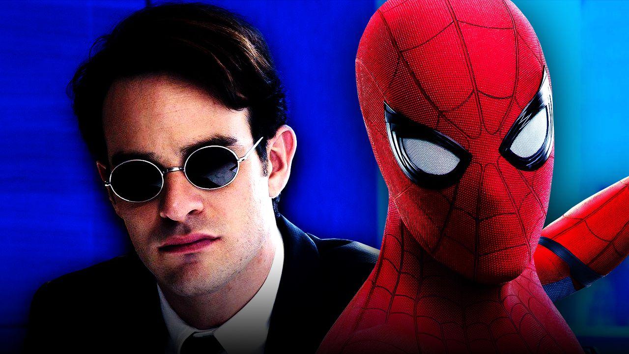 Matthew Murdock on left and Spider-Man on right