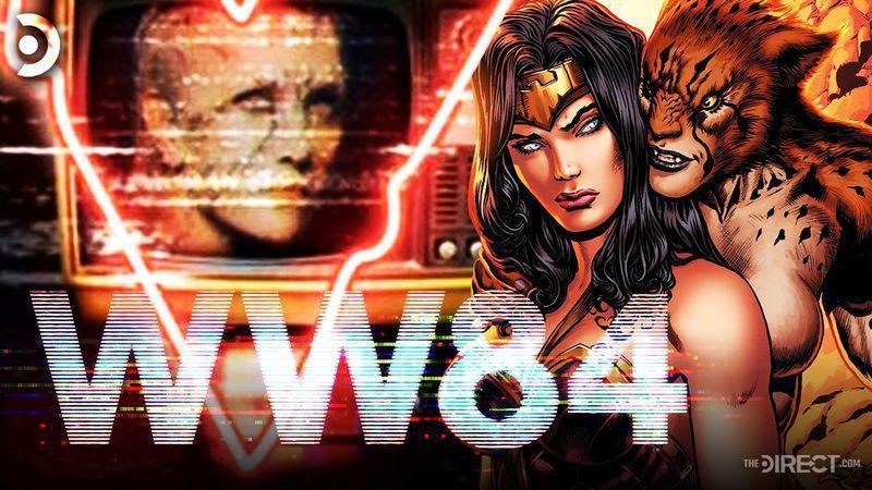 Gal Gadot's Wonder Woman with Kristen Wiig's Cheetah from Wonder Woman 1984