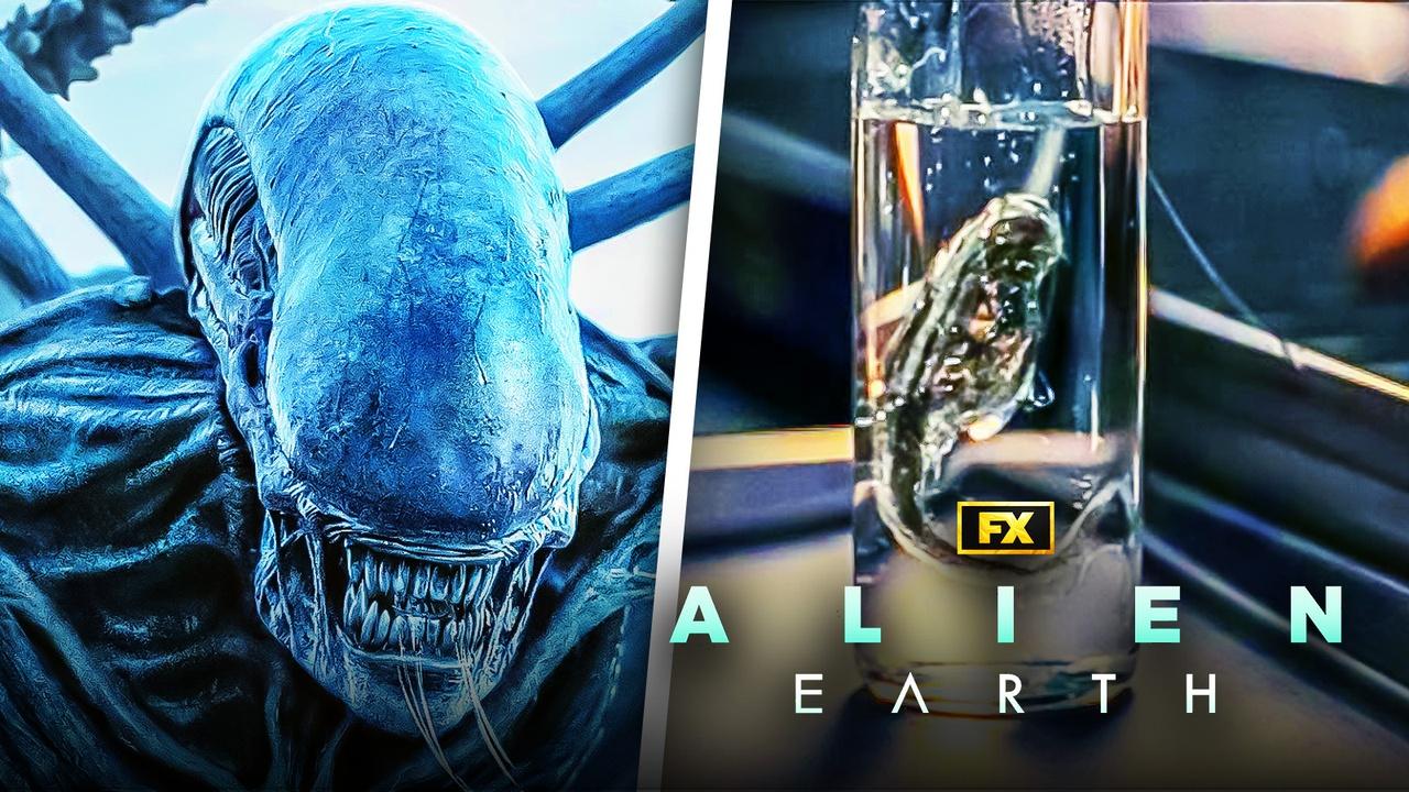 Alien Earth Xenomorph, Tadpole, Logo