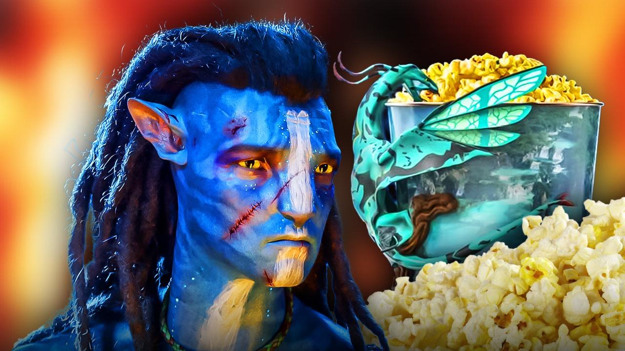 Jake Sully, Avatar: Fire and Ash ikran popcorn bucket.