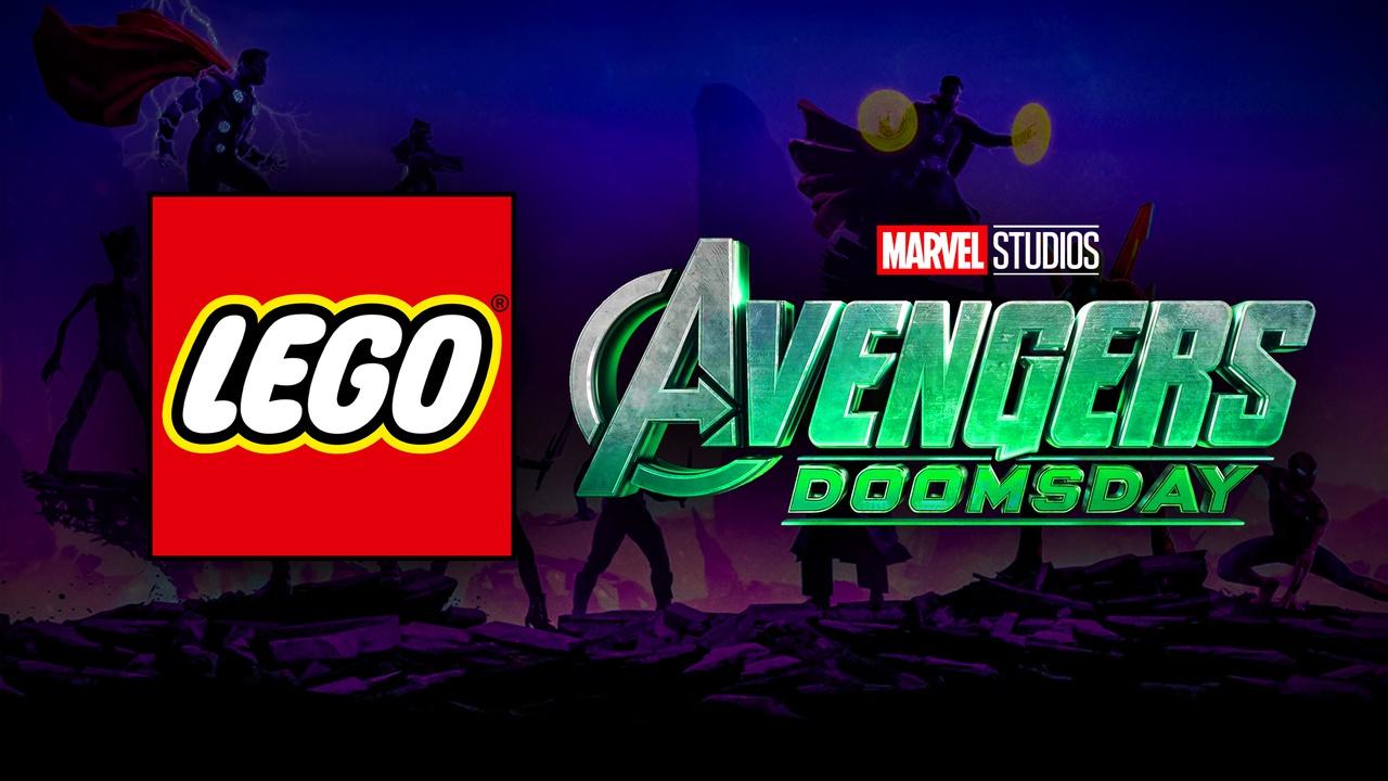 Avengers Doomsday and LEGO logos