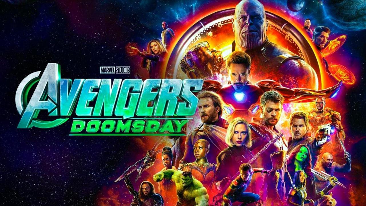 Avengers Doomsday logo, MCU Avengers Heroes