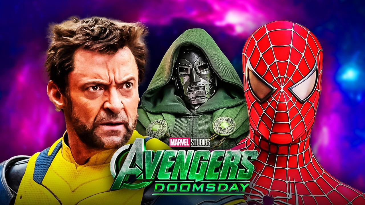 Hugh Jackman as Wolverine, Doctor Doom, Tobey Maguire's Spider-Man, Avengers: Doomsday