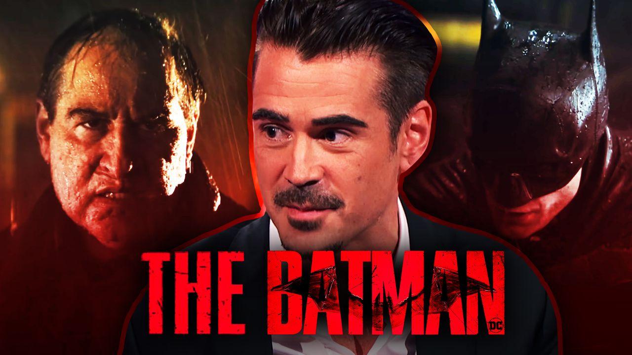 Penguin, Colin Farrell, The Batman Logo