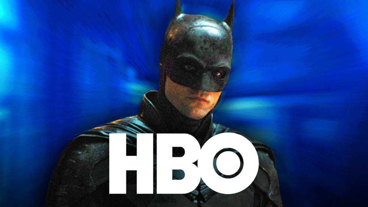Robert Pattinson as Batman, HBO logo