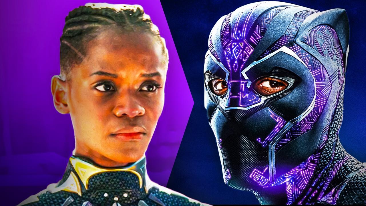 Black Panther mask close up, Shuri