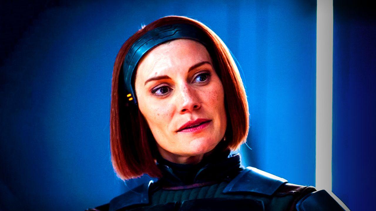 Katee Sackhoff as Bo-Katan in The Mandalorian Season 3