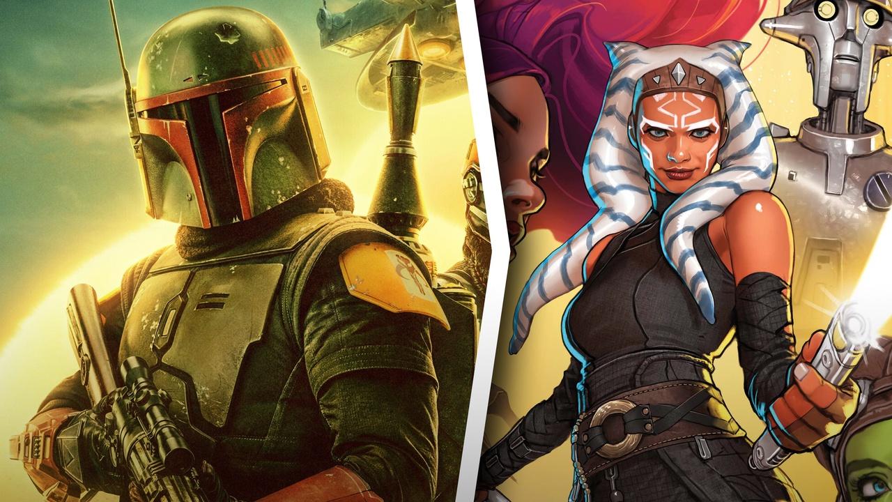 Book of Boba Fett Poster, Ahsoka Comic Book.