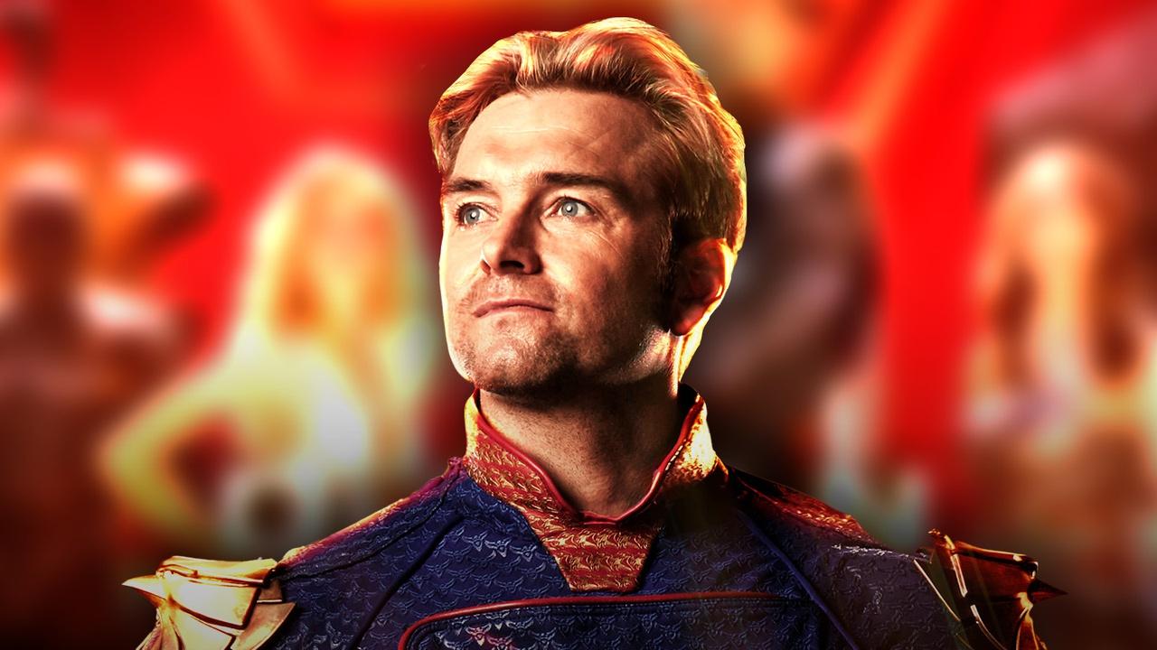 Antony Starr as Homelander.