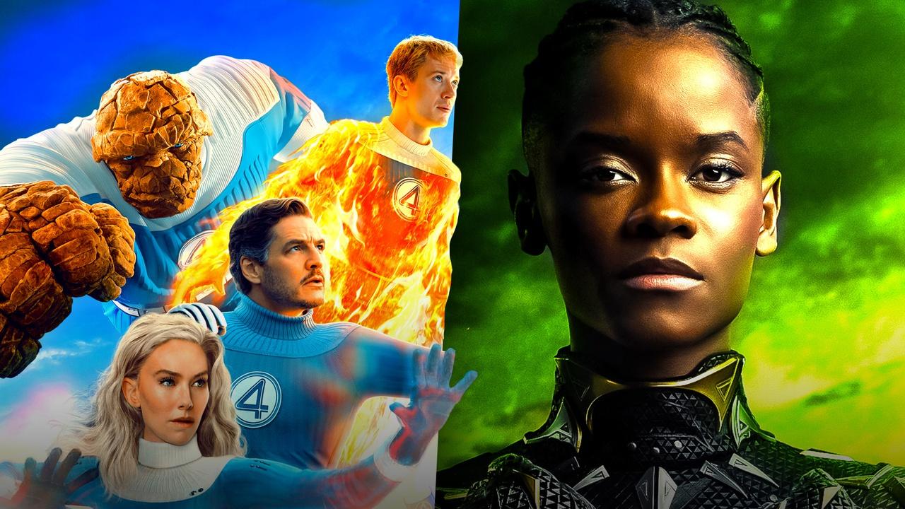 Fantastic Four: First Steps poster, Letitia Wright as Shuri in Black Panther: Wakanda Forever