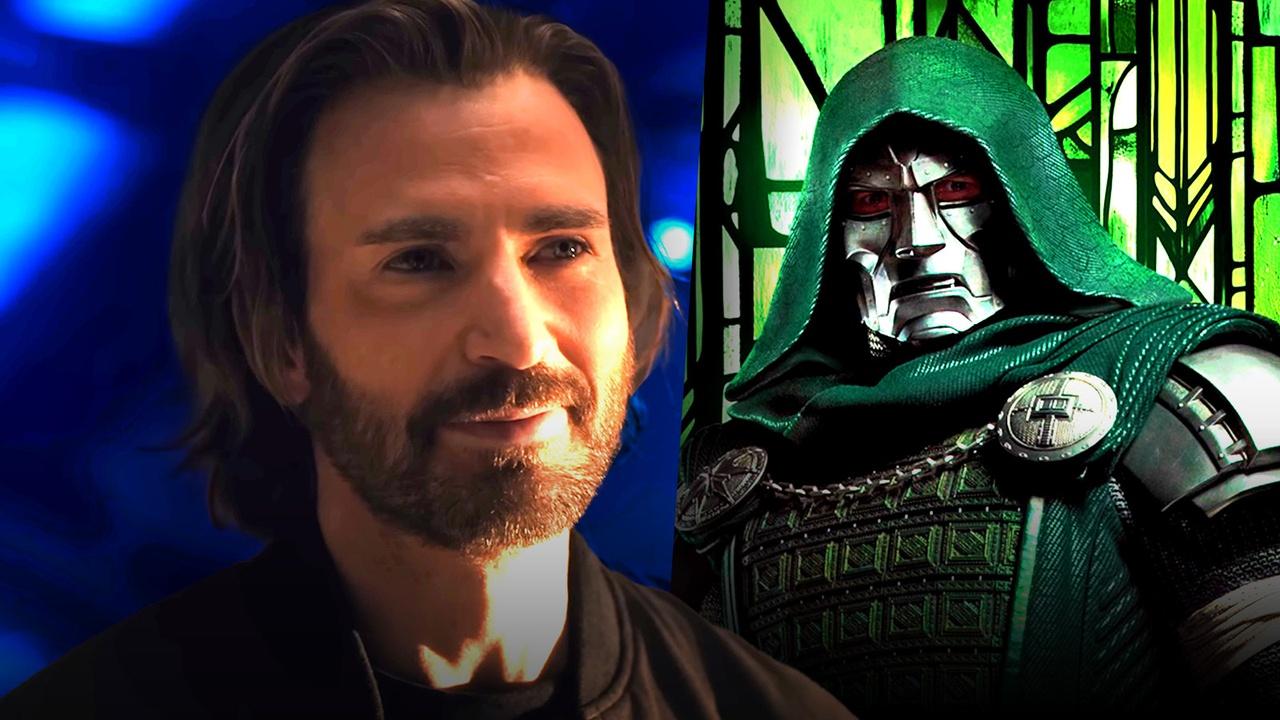 Chris Evans as Steve Rogers, Doctor Doom.