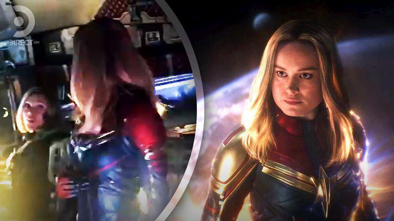 Brie Larson's First Day of Avengers: Endgame Shoot