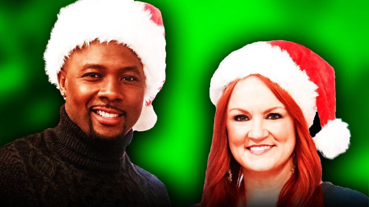 Ree Drummond and Eddie Jackson from Christmas Cookie Challenge