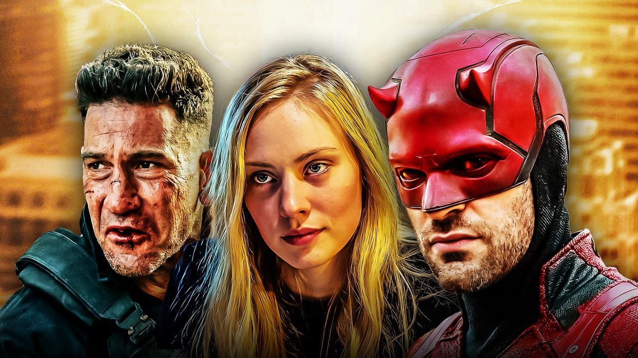 Frank Castle, Deborah Ann Woll as Karen Page, Matt Murdock.