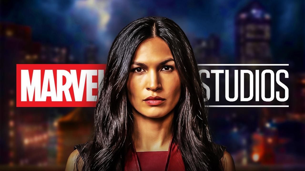 Elodie Yung's Elektra, Marvel Studios logo.