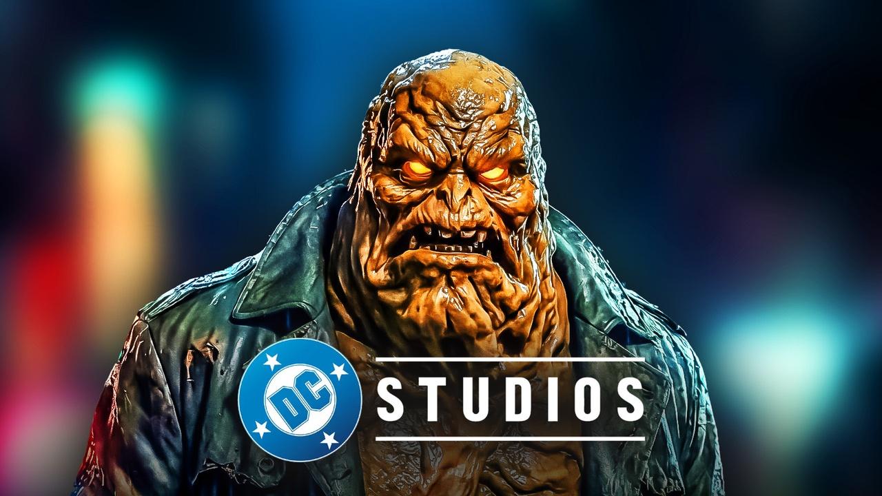 Clayface, DC Studios logo.