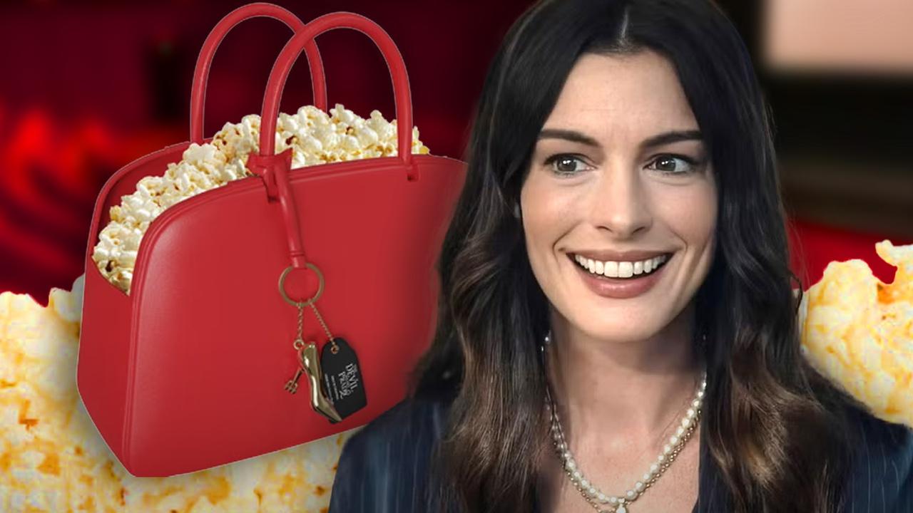 Butter Birkin Popcorn Bucket, Anne Hathaway.