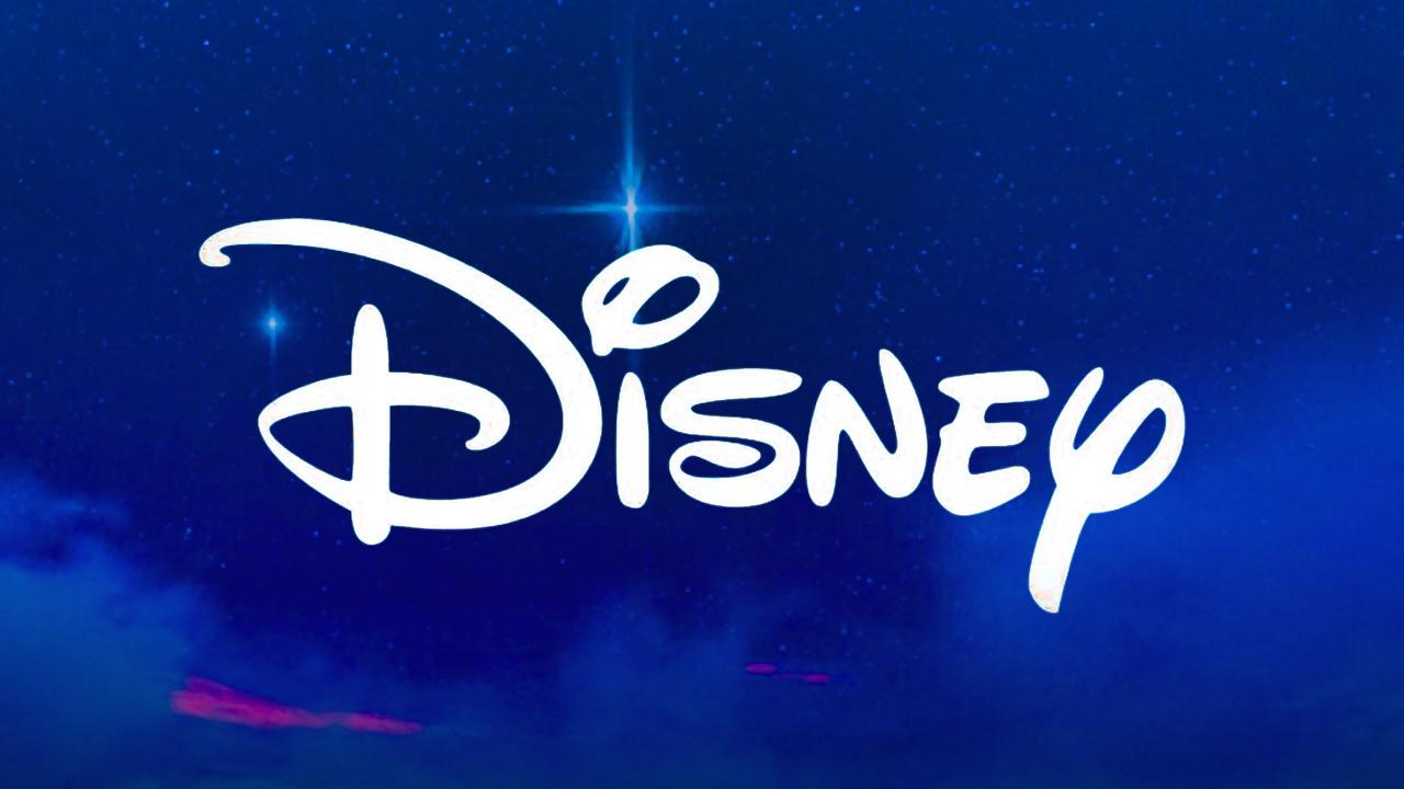Disney logo wallpaper, stars in background