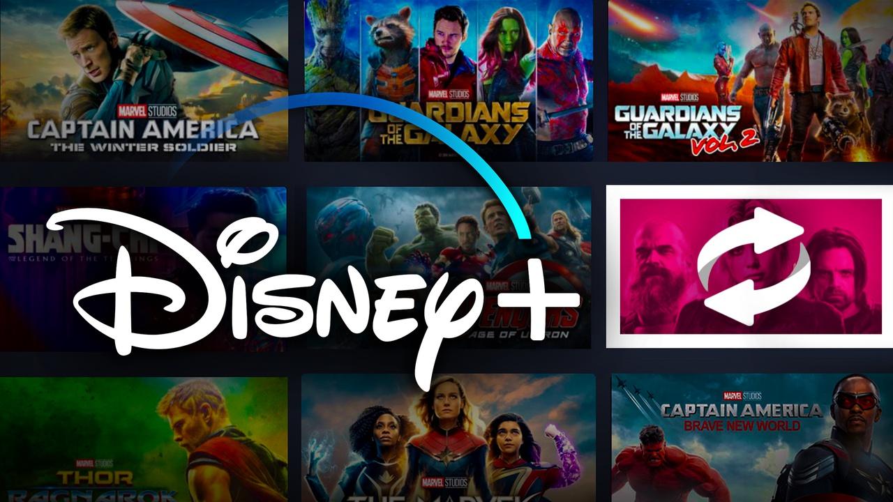 Disney Plus logo, Marvel movies