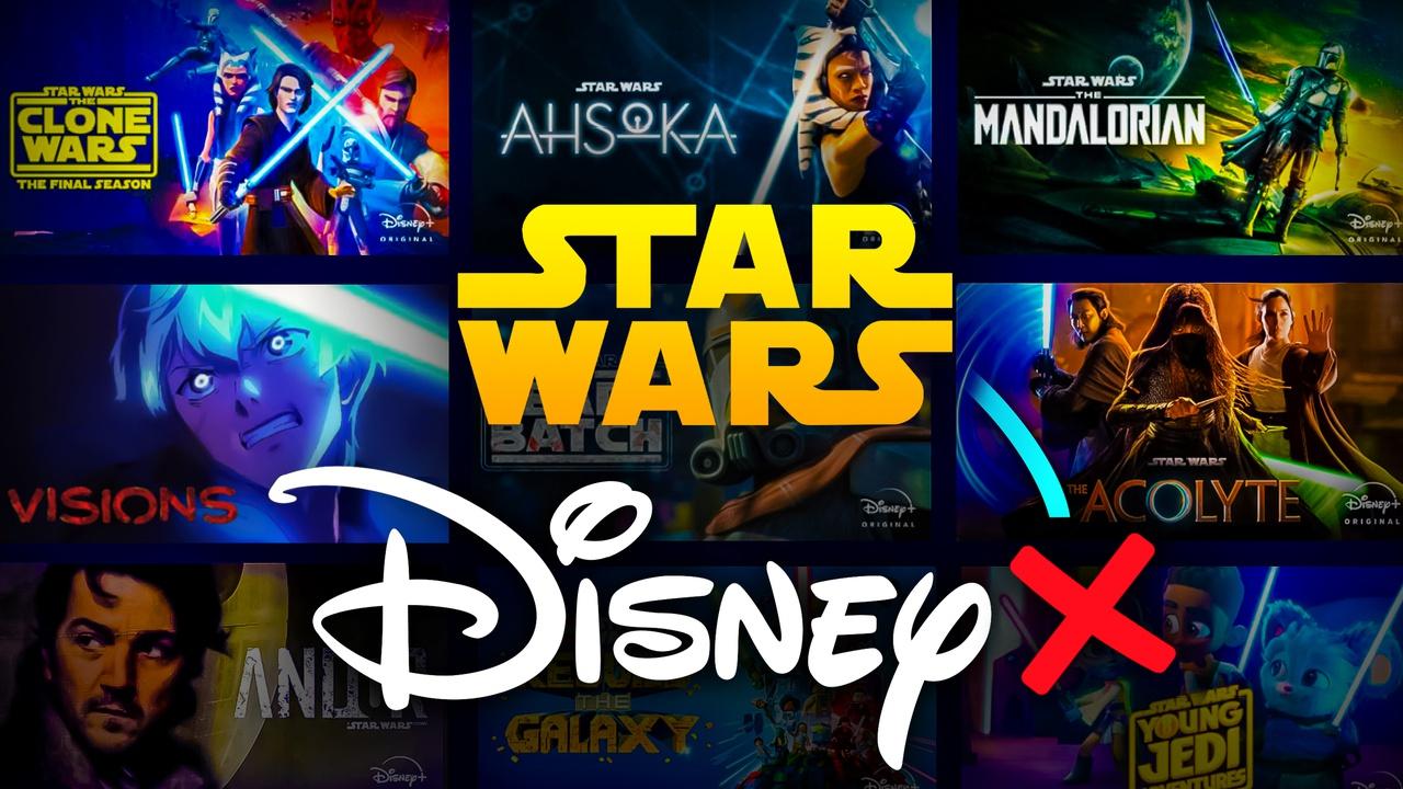 Disney Plus TV Shows, logos on posters