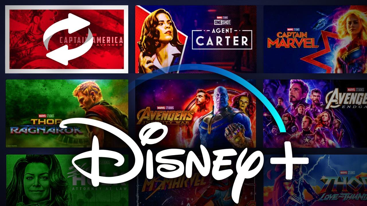 Disney+ logo, MCU projects