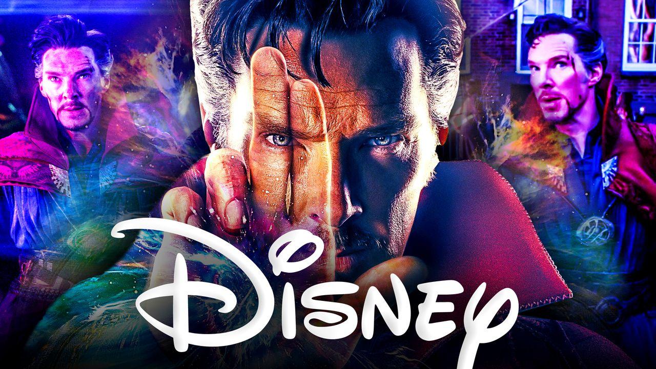 Benedict Cumberbatch as Doctor Strange, Disney logo