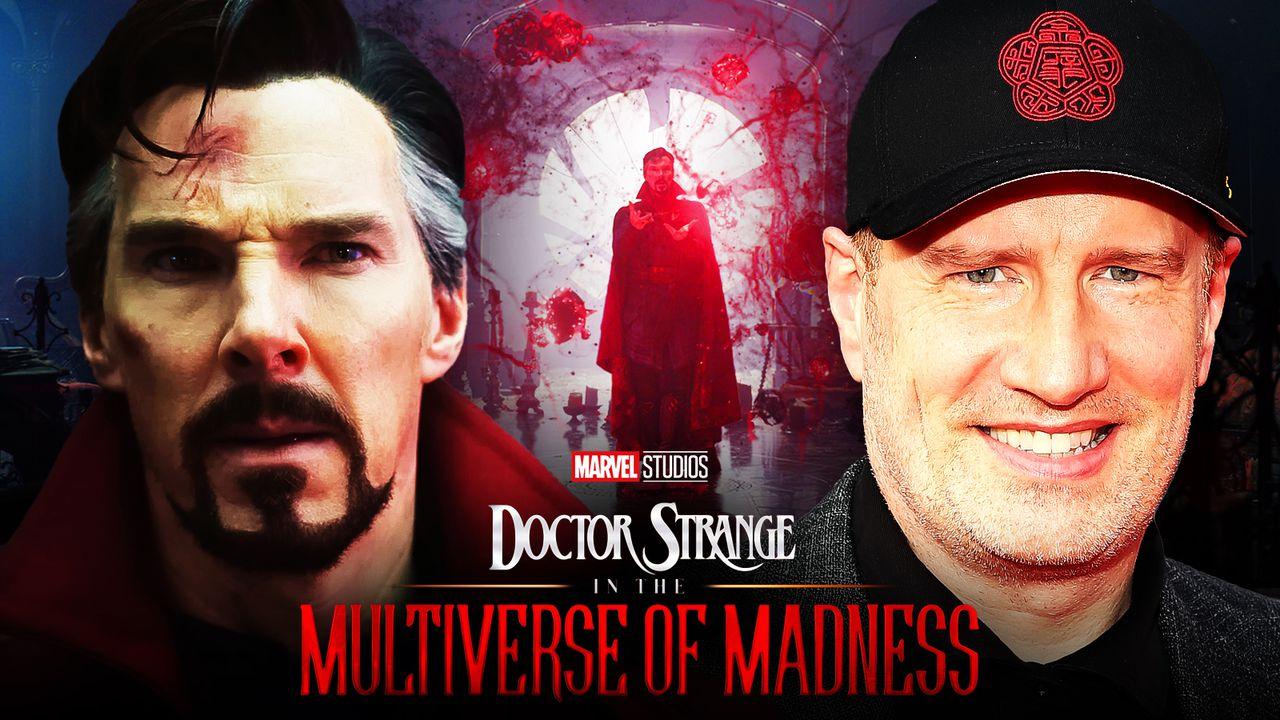 Kevin Feige, Benedict Cumberbatch as Doctor Strange, Doctor Strange 2 logo