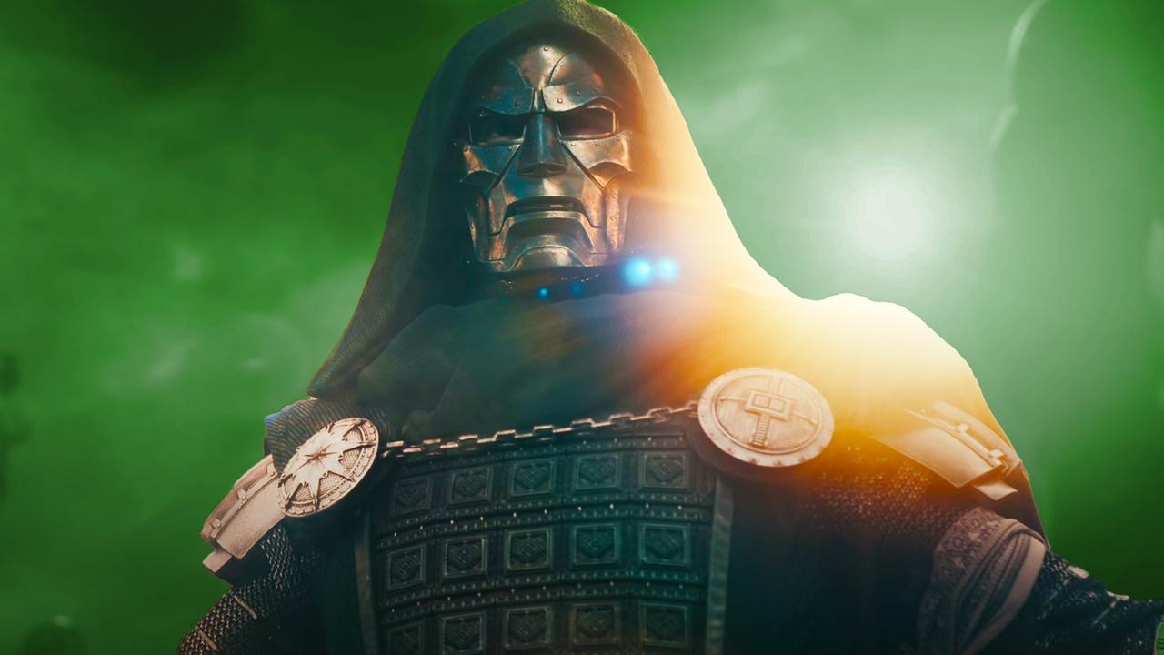 Doctor Doom Green Background Sun.
