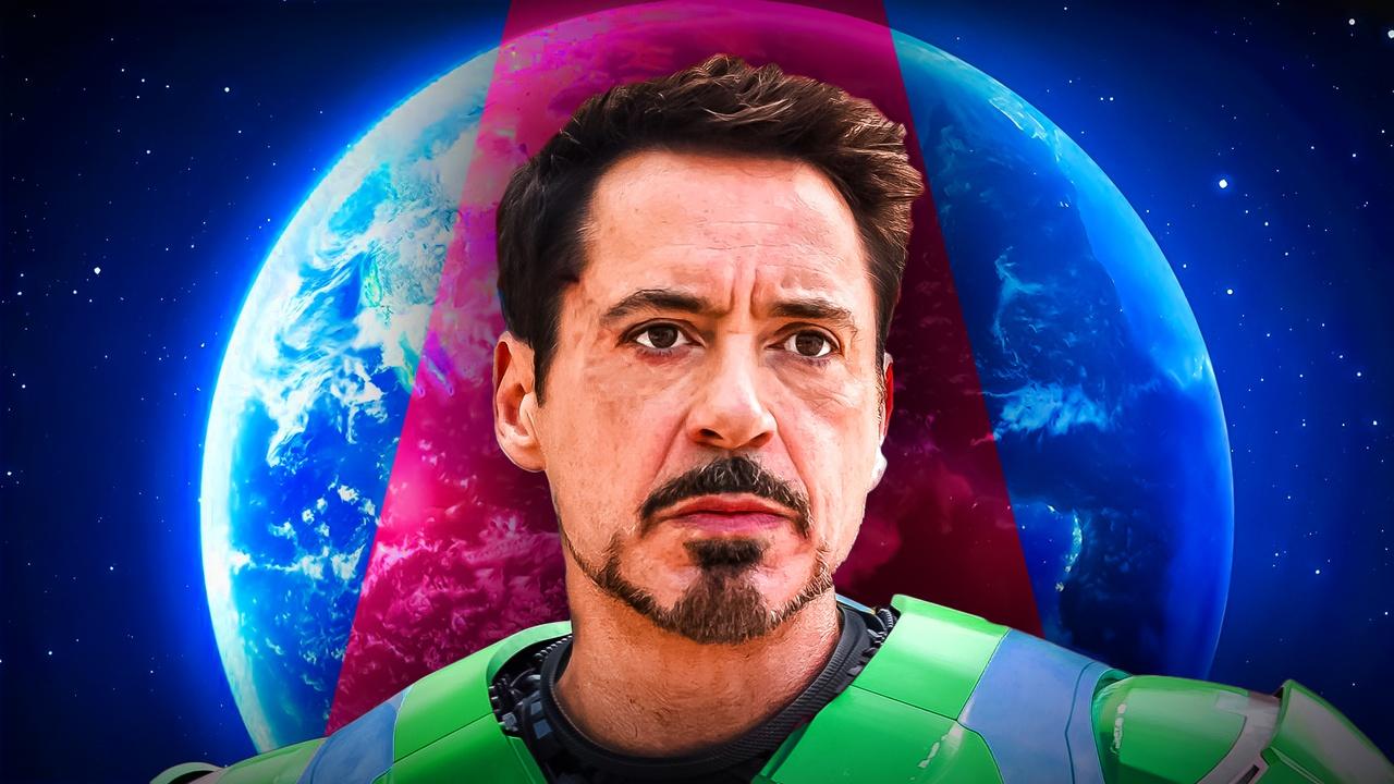 Avengers: Doomsday Robert Downey Jr in front of Earth