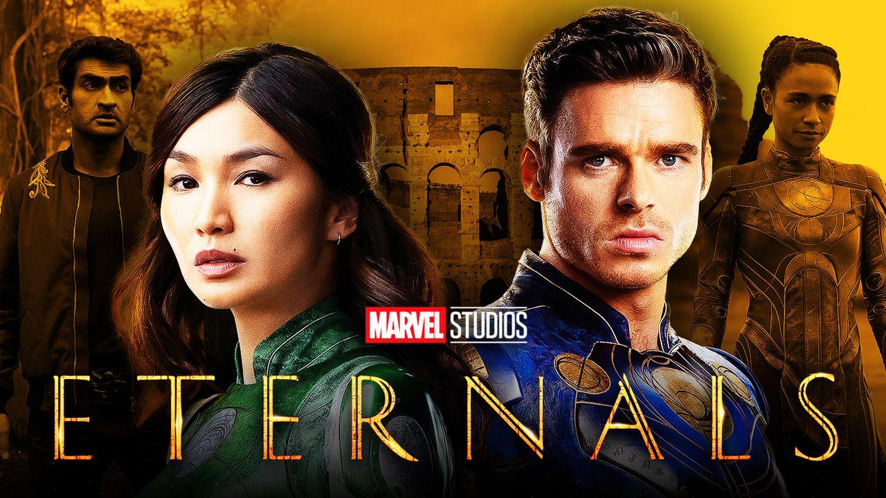 Eternals, Richard Madden as Ikaris, Gemma Chan as Sersi