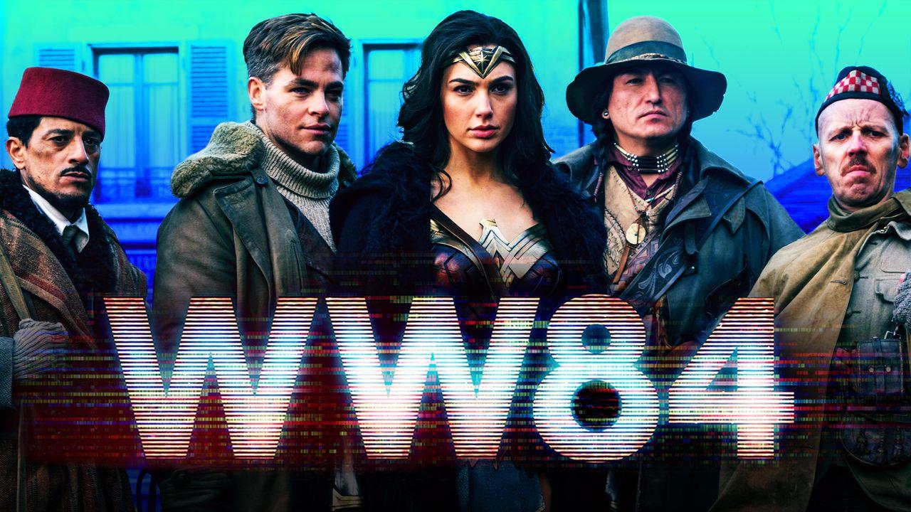 Wonder Woman 2017 Movie, Chris Pine, Gal Gadot, WW84 logo