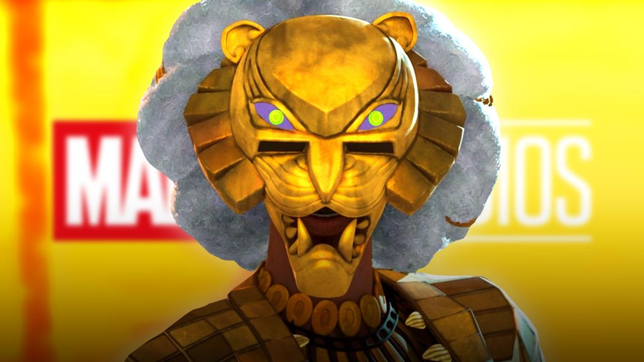 The Lion in Eyes of Wakanda, Marvel Studios logo
