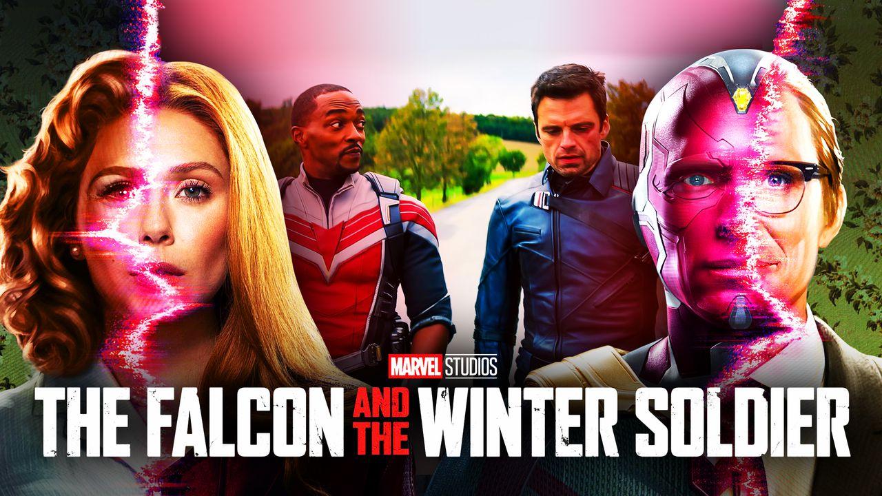 WandaVision Poster, The Falcon and the Winter Soldier Scene