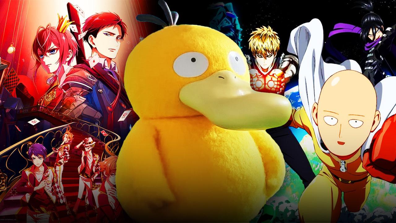 Pysduck Pokemon and Saitama One Punch Man