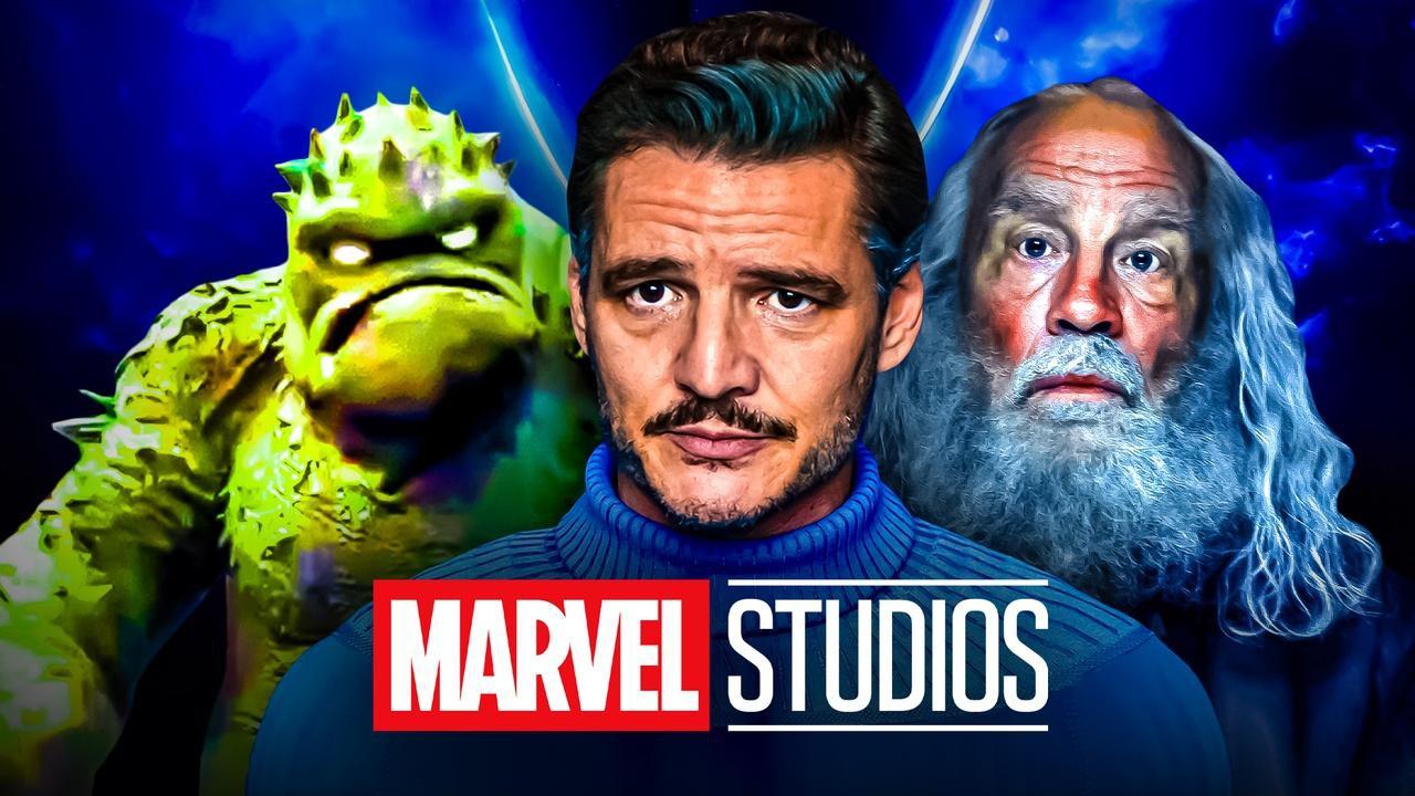 Fantastic Four Villains Giganto and Red Ghost, with Reed Richards