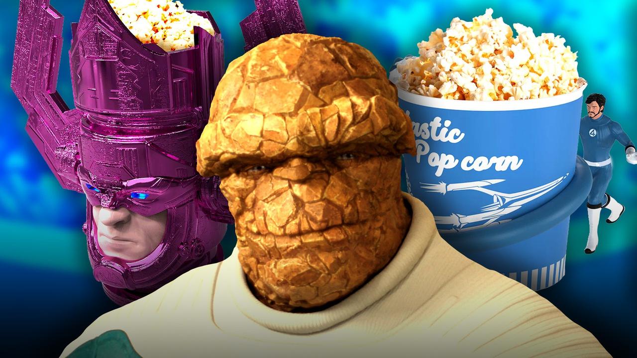 The Fantastic Four: First Steps, The Thing, Galactus Popcorn Bucket, Reed Richards Popcorn Bucket