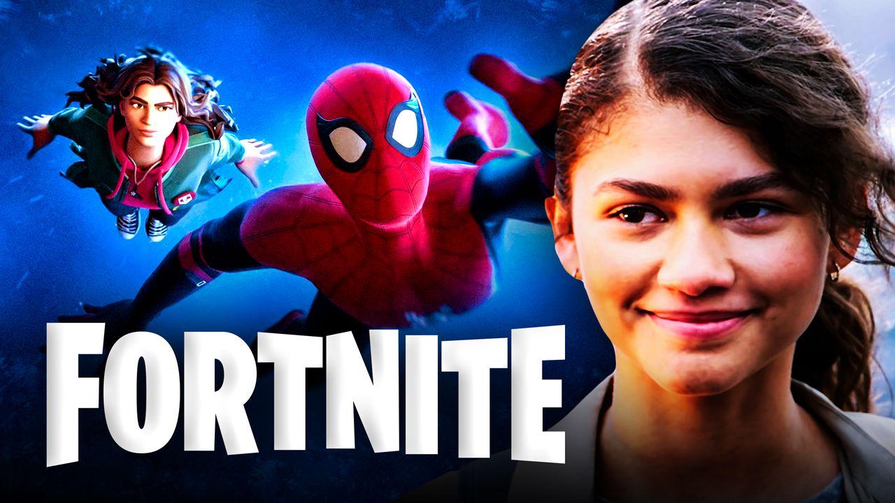 Fortnite, Spider-Man, Tom Holland, Zendaya, MJ